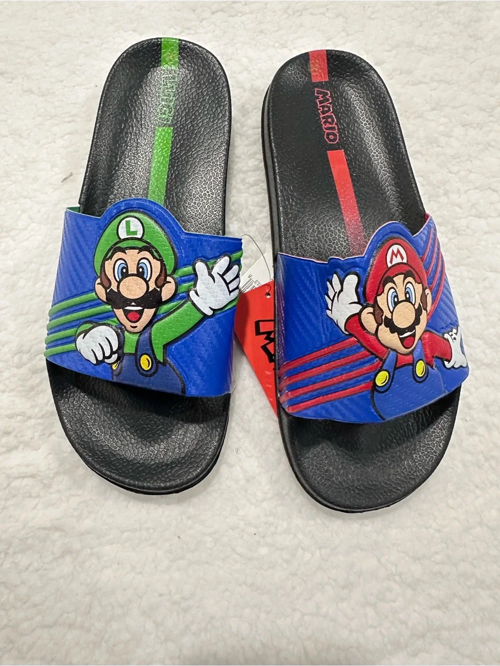 Kids Super Mario Slide Sandals